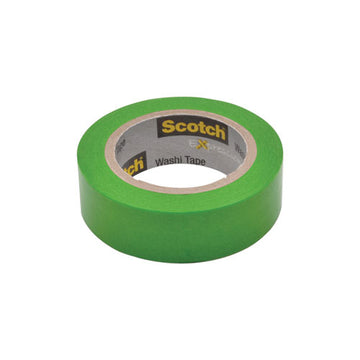 Scotch® Expressions Washi Tape, 1.25" Core, 0.59" X 32.75 Ft, Green freeshipping - TVN Wholesale